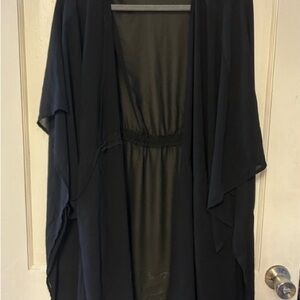 Torrid Black sheer Kimono